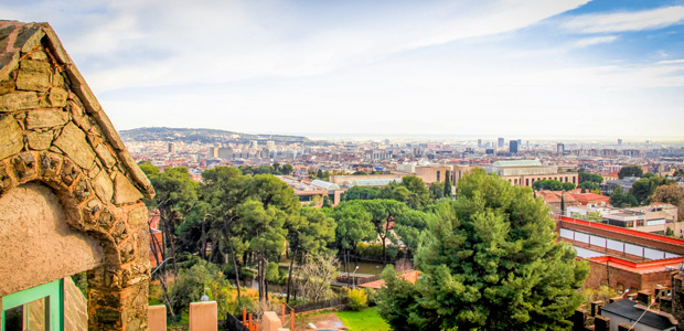 Vista desde la Torre Bellesguard, Barcelona